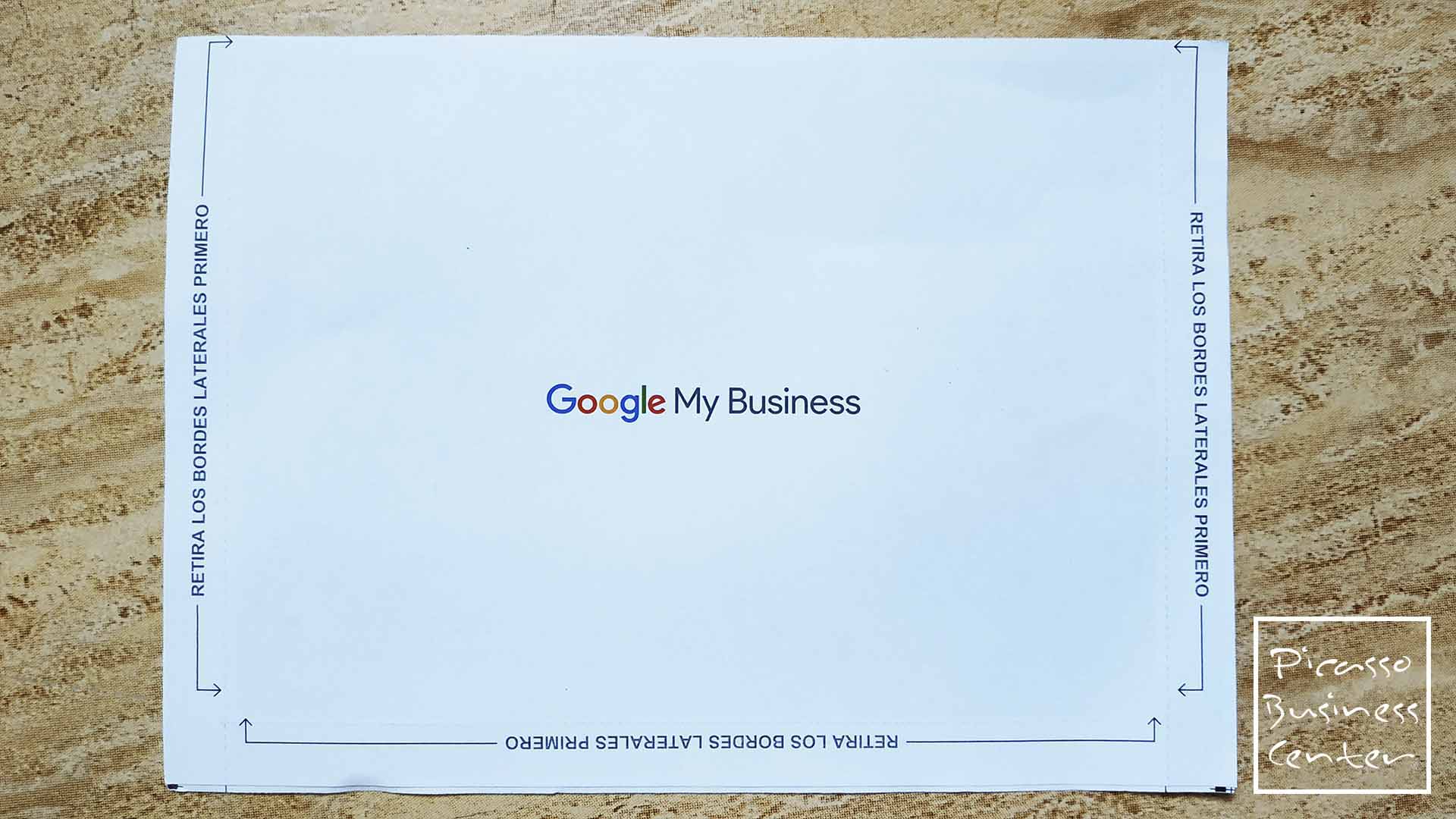 Carta de Google My Business para domiciliar la empresa en Andalucía domiciliación de empresa en Andalucía